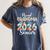 Proud Grandma Of a 2026 Graduate For Family Graduation Women's Comfort Colors T-Shirt Denim