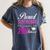 Proud GRANDMA Of A Class 2019 Senior Graduation Women's Comfort Colors T-Shirt Denim