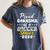 Proud Grandma Of a Soccer Senior 2026 Graduation Gifts Women's Comfort Colors T-Shirt Denim