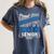 Proud Grandpa Of 2018 Senior T-Shirt Student Graduation Women's Comfort Colors T-Shirt Denim
