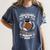 Proud Grandpa Of a 2026 Football Senior Graduation Women's Comfort Colors T-Shirt Denim