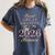 Proud Great Grandpa Of A 2026 Senior Graduate Graduation Women's Comfort Colors T-Shirt Denim