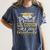 Proud Lil Cousin Of a 2026 Graduate Class Senior Graduation Women's Comfort Colors T-Shirt Denim