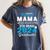 Proud Mama Of 5th Grade Graduate 2024 Elementary Graduation Women's Comfort Colors T-Shirt Denim