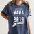 Proud Mama Senior 2019 Mom Graduate Graduation Mommy T Shirt Women's Comfort Colors T-Shirt Denim