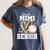 Proud Mimi Of A 2026 Senior Baseball Graduation Leopard Women's Comfort Colors T-Shirt Denim