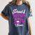 Proud MIMI Of A Class 2019 Senior Tshirt Graduation Women's Comfort Colors T-Shirt Denim