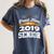 Proud Mom Of A 2019 Senior Graduation Class Outfit T-Shirt Women's Comfort Colors T-Shirt Denim