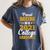 Proud Mom Of A 2021 College Graduate Senior Graduation Women's Comfort Colors T-Shirt Denim