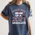 Proud Mom Of A 2021 Graduate Leopard Print Graduation Mama Women's Comfort Colors T-Shirt Denim