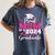 Proud Mom Of 2024 5th Grade Graduate Mother Graduation Women's Comfort Colors T-Shirt Denim