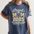 Proud Mom Of a 2025 Graduate Class Of 2025 Graduation Women's Comfort Colors T-Shirt Denim