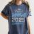 Proud Mom Of a 2025 Graduate For Class Of 2025 Graduation Women's Comfort Colors T-Shirt Denim