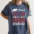 Proud Mom Of 2025 Senior Graduate Matching Family Graduation Women's Comfort Colors T-Shirt Denim