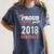 Proud Mom Of A Class 2018 Graduate Graduation Shirt Women's Comfort Colors T-Shirt Denim