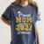 Proud Mom Of a Class Of 2021 Graduate Graduation Senior 2021 Women's Comfort Colors T-Shirt Denim