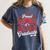 Proud Mom Of a Class Of 2025 Graduate Senior Graduation Women's Comfort Colors T-Shirt Denim