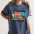 Proud Mom Class Of 2025 Kindergarten Graduate Graduation Women's Comfort Colors T-Shirt Denim
