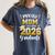 Proud Mom Of a Class Of 2026 Graduate Graduation 2026 Women Women's Comfort Colors T-Shirt Denim