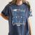 Proud Mom Of a Class Of 2026 Graduate Senior Graduation Women's Comfort Colors T-Shirt Denim