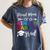 Proud Mom Of A Kindergarten Grad Shirt Graduation Women's Comfort Colors T-Shirt Denim