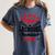 Proud Mom Of a Lacrosse Senior 2022 Graduation Women's Comfort Colors T-Shirt Denim