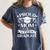Proud Mom Of PhD Graduate Doctorate Graduation Women's Comfort Colors T-Shirt Denim