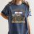Proud Mom Of Two 2021 Graduates Twin Mama Graduation Leopard Women's Comfort Colors T-Shirt Denim