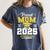 Proud Mom Of Two Class Of 2025 Graduates Twins Graduation Women's Comfort Colors T-Shirt Denim