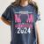 PROUD MUM OF A Pre-K GRAD 2024 Pre-K Graduation 2024 Mom Women's Comfort Colors T-Shirt Denim