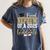 Proud Nephew Of A 2025 Graduate Nephew Graduation 2025 Women's Comfort Colors T-Shirt Denim