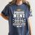 Proud Nini Of A Class Of 2025 Graduate Senior Graduation Women's Comfort Colors T-Shirt Denim
