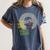 Proud Queen College Graduation Women's Comfort Colors T-Shirt Denim