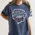 Proud Queen Masters Degree Graduation Women MSW Women's Comfort Colors T-Shirt Denim