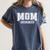 Proud Senior Mom Class Of 2025 Graduate Graduation 25 Women's Comfort Colors T-Shirt Denim