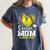 Proud Senior Mom Class Of 2026 Softball Graduation Heart Women's Comfort Colors T-Shirt Denim