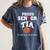 Proud Senior Tia 2026 Graduation Basketball Player Women's Comfort Colors T-Shirt Denim