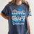 Proud Sister Of 2024 College Graduate Family 24 Graduation Women's Comfort Colors T-Shirt Denim
