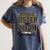 Proud Sister Of A 2024 Graduate Senior Graduation Women's Comfort Colors T-Shirt Denim