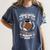 Proud Sister Of a 2026 Football Senior Graduation Women's Comfort Colors T-Shirt Denim