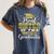 Proud Sister Of Two 2025 Graduates Graduation Family Women's Comfort Colors T-Shirt Denim
