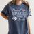 Proud Space Force Uncle Space Force Graduation Tee Women's Comfort Colors T-Shirt Denim