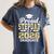 Proud Stepdad Of A 2026 Graduate Class Of Graduation Premium Tri-Blend Women's Comfort Colors T-Shirt Denim