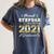 Proud Stepdad Class Of 2021 Graduate Senior 21 Graduation Women's Comfort Colors T-Shirt Denim