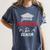 Proud Stepmom Of a 2019 Senior Graduation Family Women's Comfort Colors T-Shirt Denim