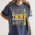 Proud Twin Of a 2025 Graduate Grad Prom Graduation Squad 25 Women's Comfort Colors T-Shirt Denim