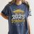 Proud Twin Of a 2025 Graduate Team 25 Senior Graduation Women's Comfort Colors T-Shirt Denim
