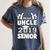 Proud Uncle Of A 2019 Senior School Graduation Shirt Women's Comfort Colors T-Shirt Denim