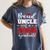 Proud Uncle Of A 2026 Graduate Senior Family Graduation Women's Comfort Colors T-Shirt Denim