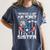 Proud US Air Force Sister Flag Air Force Graduation Sister Women's Comfort Colors T-Shirt Denim